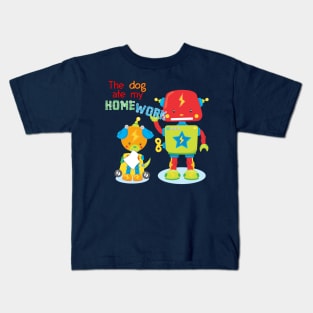 The dog ate my homework Kids T-Shirt